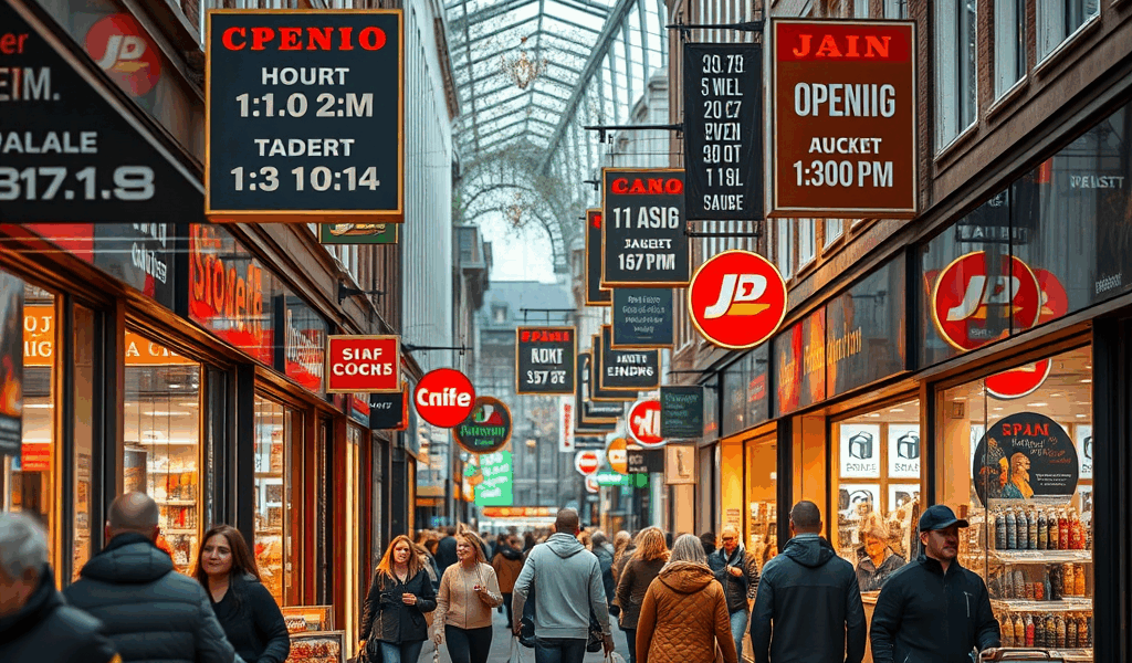 Winkelopeningstijden in Nederland